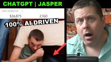 $217 A Day With AI Clickbait? Chat GPT + Jasper AI