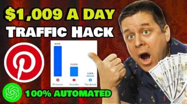 Pinterest Traffic Hack [$1,009 A Day]  Crazy Simple!