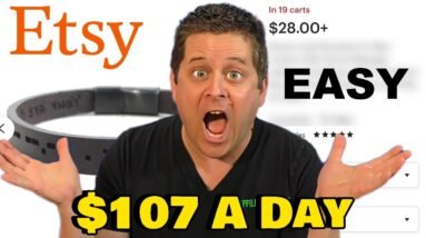 5 Etsy Side Hustles That Make $107 A Day!