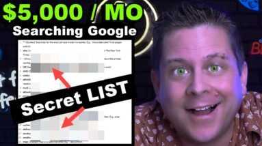 $5K A Month Using Google Search - Make Money Online Free!